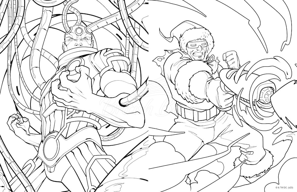 Книга DC Super-Villains: The Official Colouring Book зображення 3