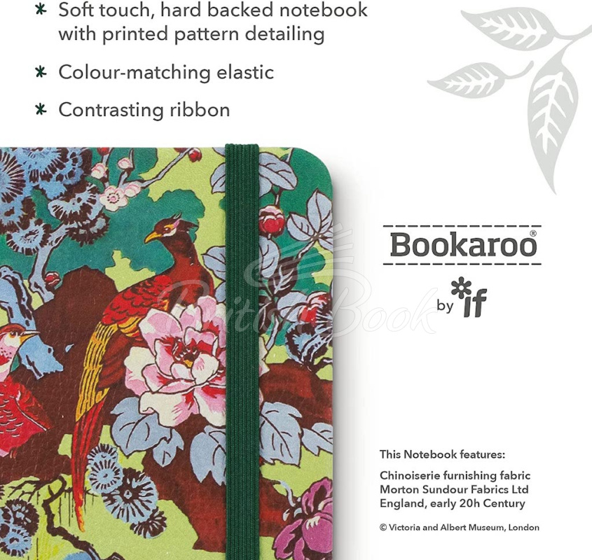 Блокнот V&A Bookaroo Journal A6 Sundour Pheasant изображение 1