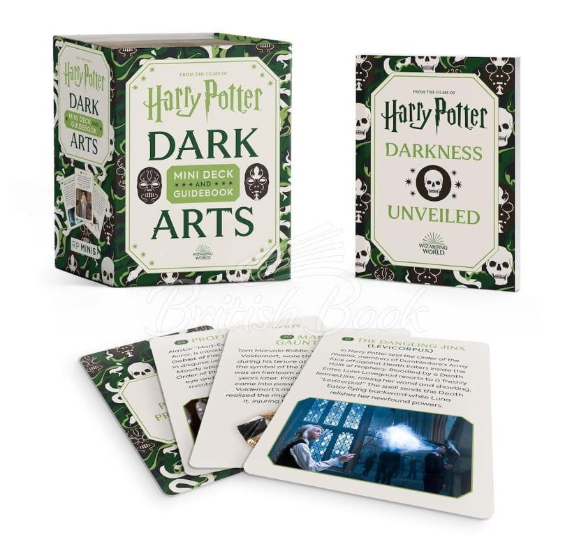 Картки Harry Potter: Dark Arts Mini Deck and Guidebook зображення 1