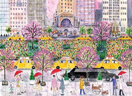 Пазл Michael Storrings Spring On Park Avenue 1000 Piece Jigsaw Puzzle зображення