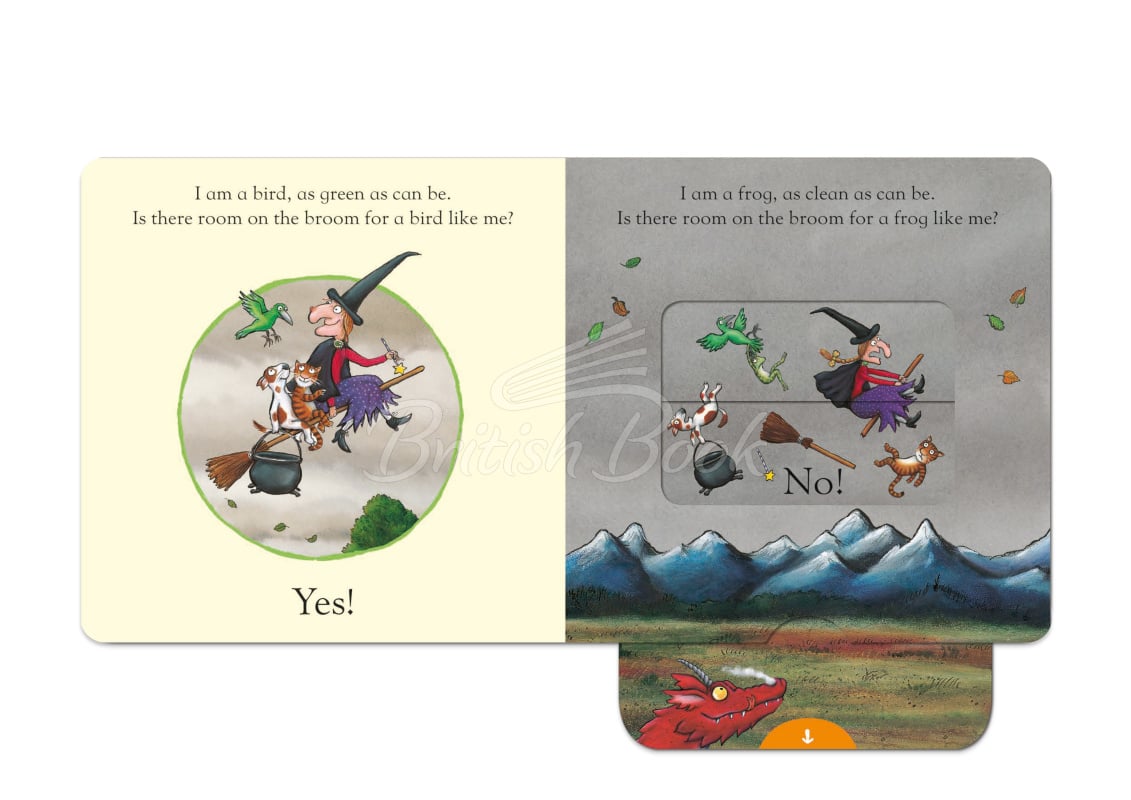 Книга Room on the Broom (A Push, Pull and Slide Book) изображение 1