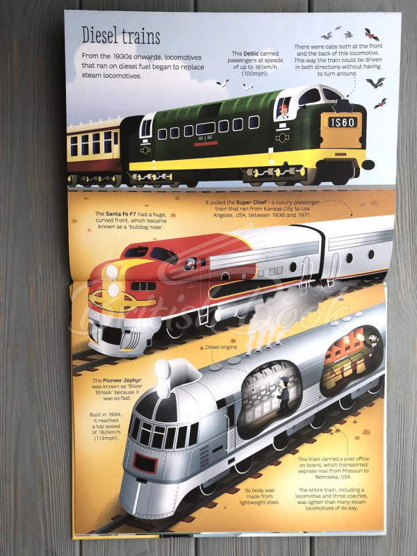 Книга Big Book of Trains зображення 10