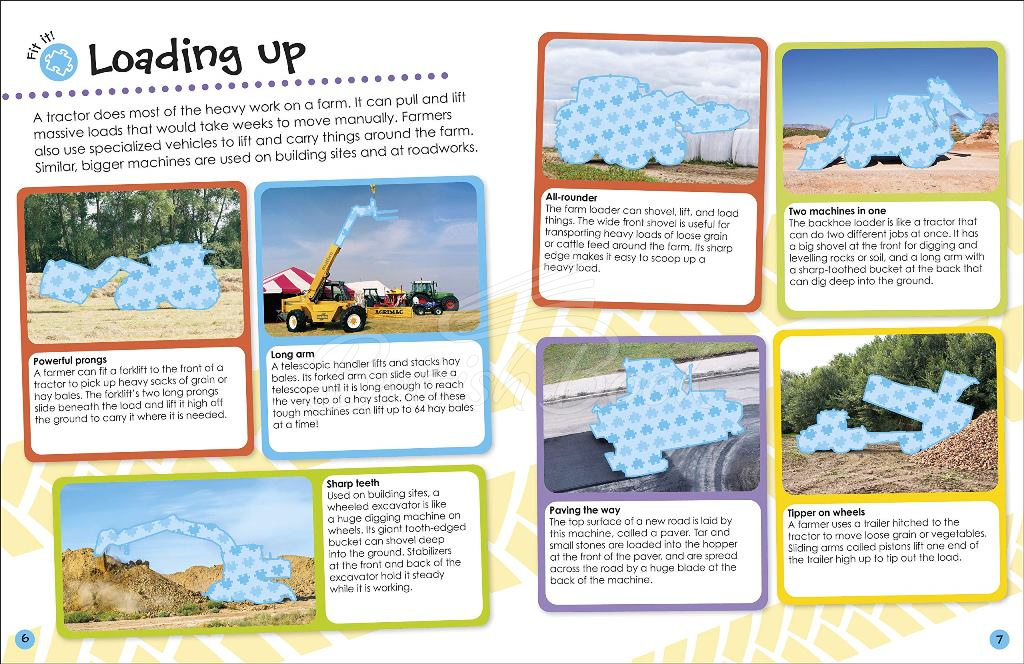 Книга The Ultimate Sticker Book: Tractor зображення 5