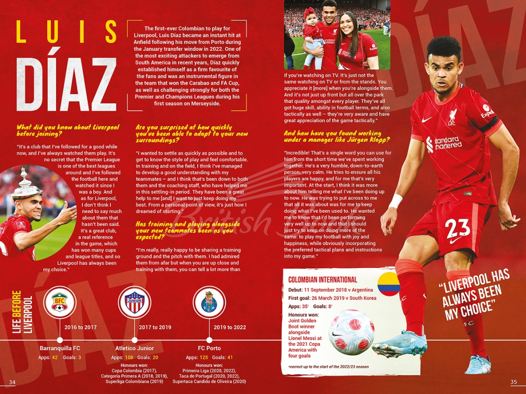Книга Liverpool Football Club: The Official Annual 2023 изображение 2