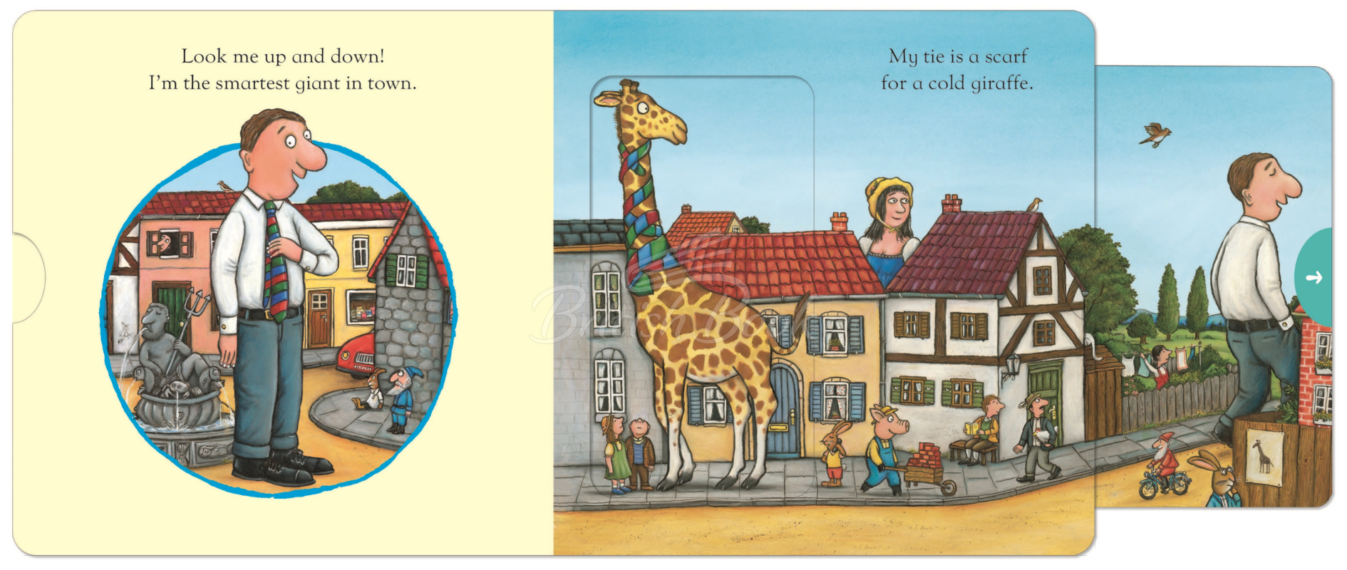 Книга The Smartest Giant in Town (A Push, Pull and Slide Book) зображення 2