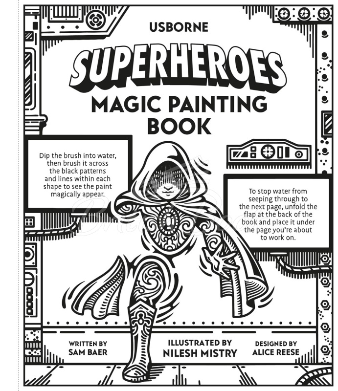 Книга Superheroes Magic Painting Book зображення 2