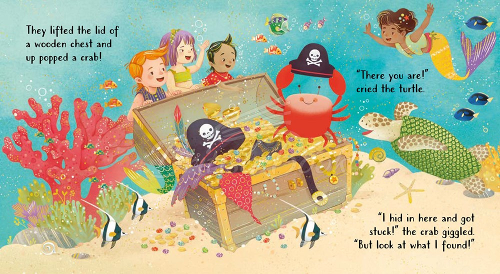 Книга Usborne Touchy-Feely: Sparkly Mermaids зображення 4