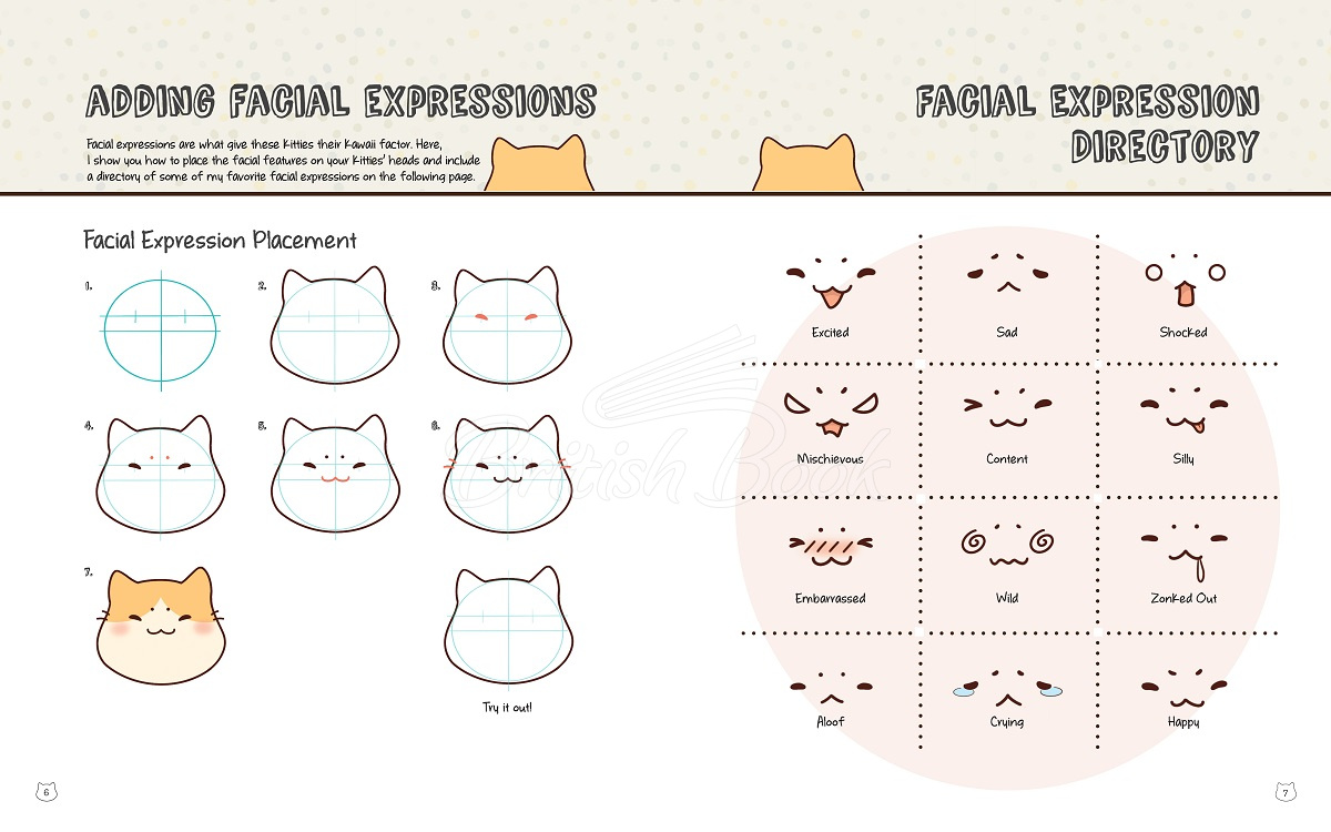 Набор для творчества Draw & Color Kawaii Kitties Kit изображение 2