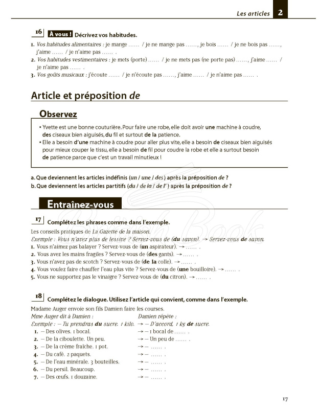 Книга Les 500 Exercices de Grammaire B1 зображення 11