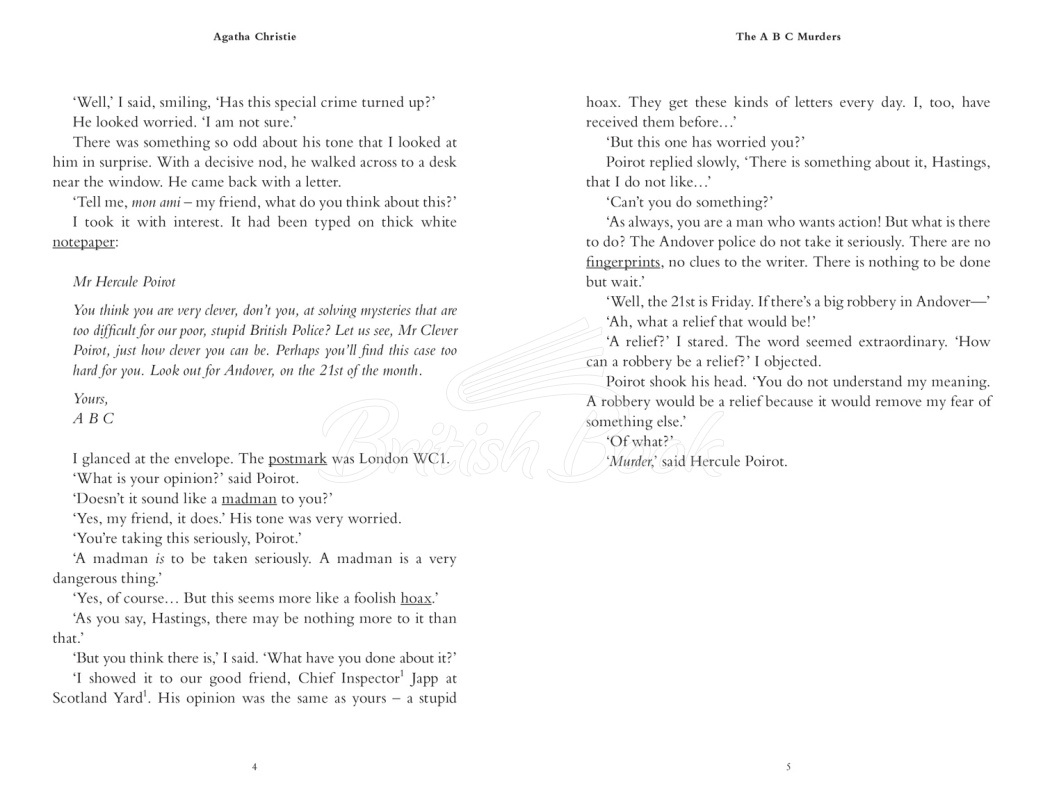 Книга Collins English Readers Level 4 The ABC Murders зображення 2