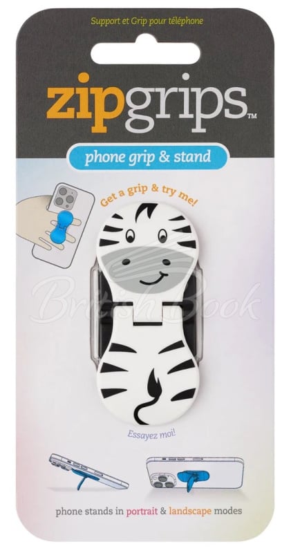 Підставка ZipGrips Zebra зображення