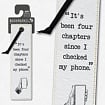 Literary Bookmarks: Checked My Phone