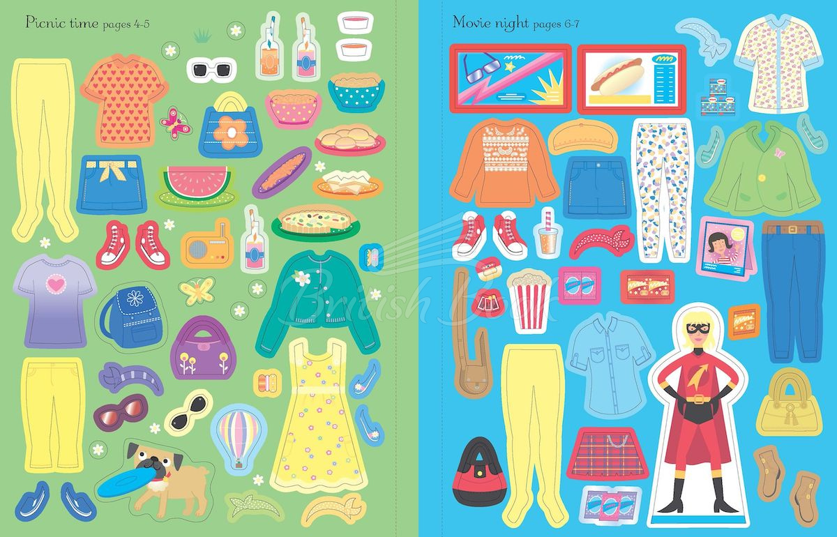 Книга Sticker Dolly Dressing: Best Friends & School Prom зображення 3