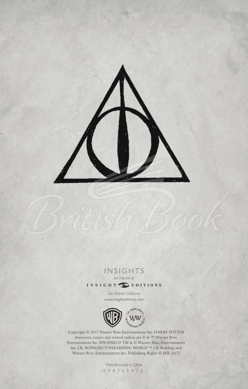 Набор Harry Potter: The Deathly Hallows Ruled Notebook изображение 2