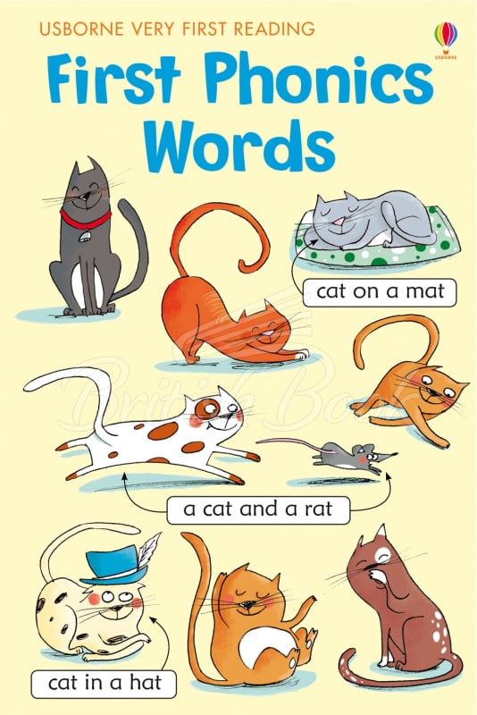 Книга Usborne Very First Reading First Phonics Words зображення