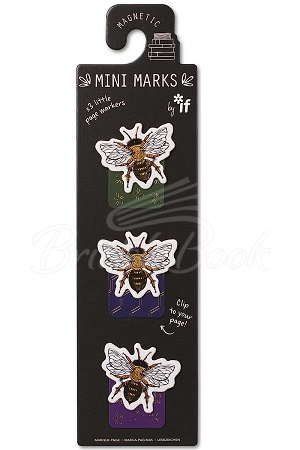 Закладка Magnetic Mini Marks Bees зображення
