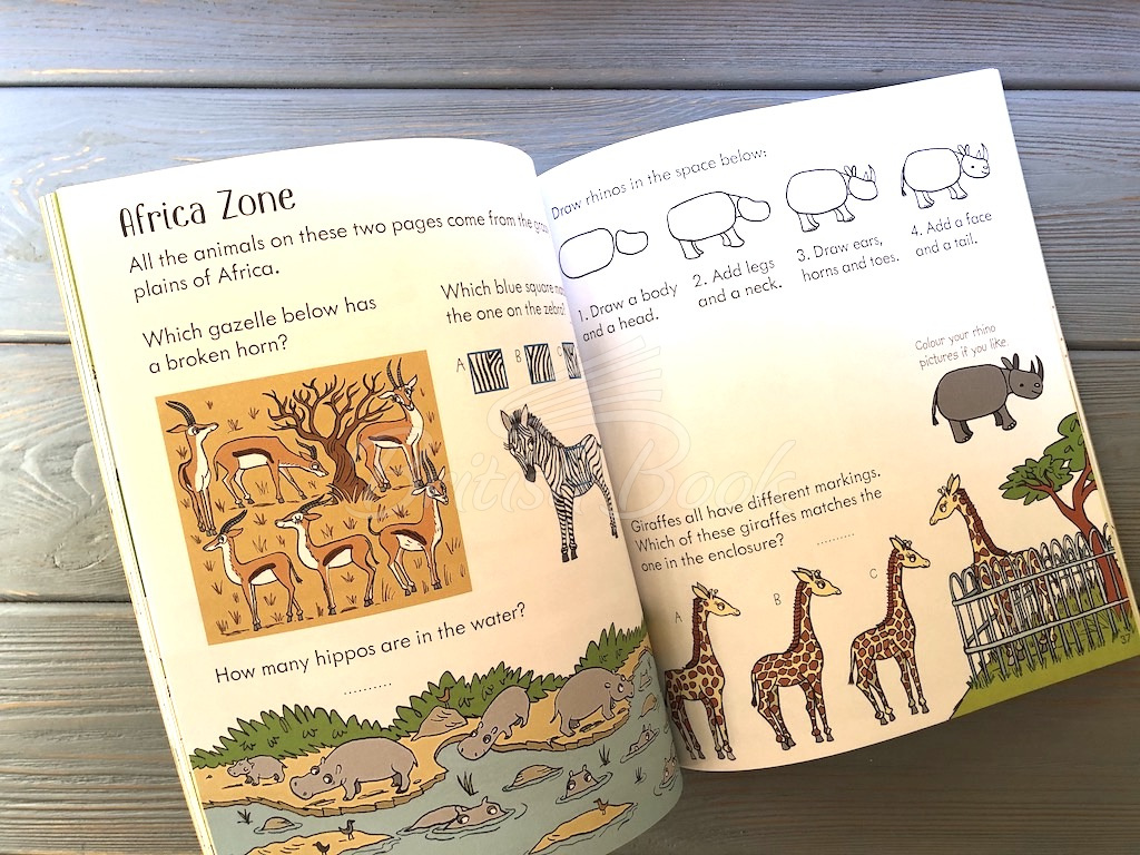 Книга Little Children's Zoo Activity Book изображение 5