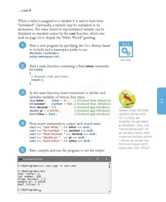 Книга C++ Programming in Easy Steps 6th Edition зображення 15