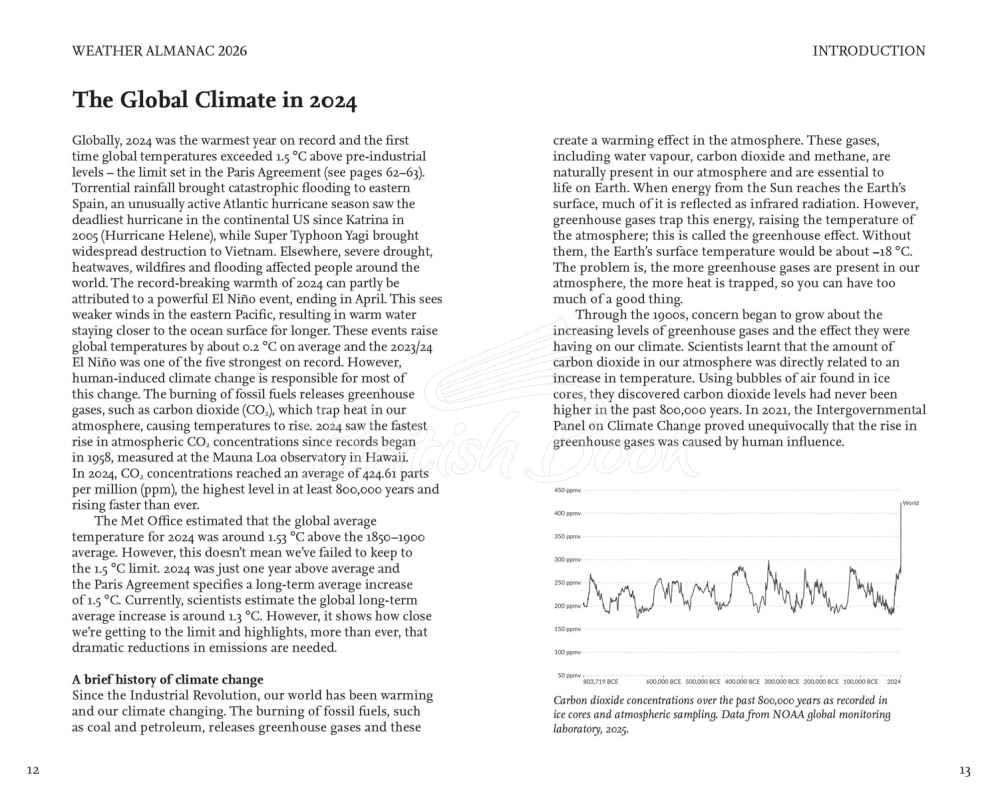Книга Weather Almanac 2026 зображення 1