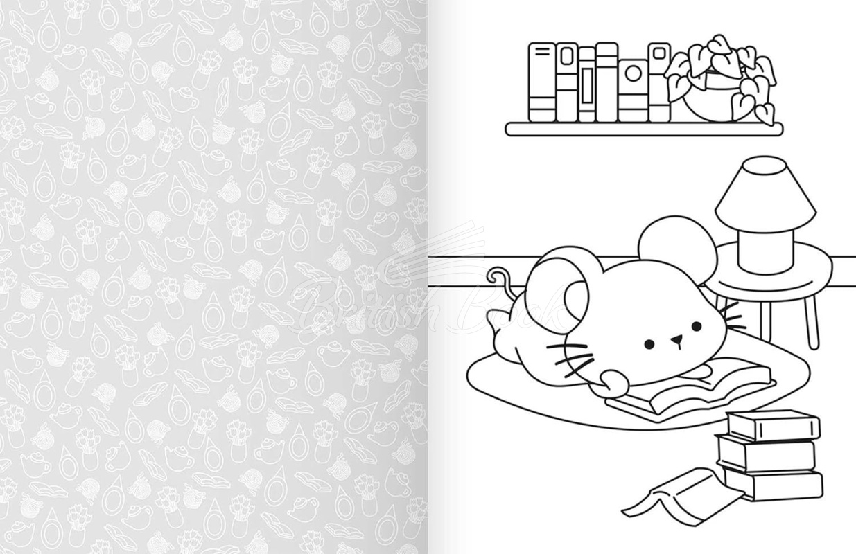 Книга Cozy World Comfy Home: Easy Colouring and Sticker Scene зображення 4