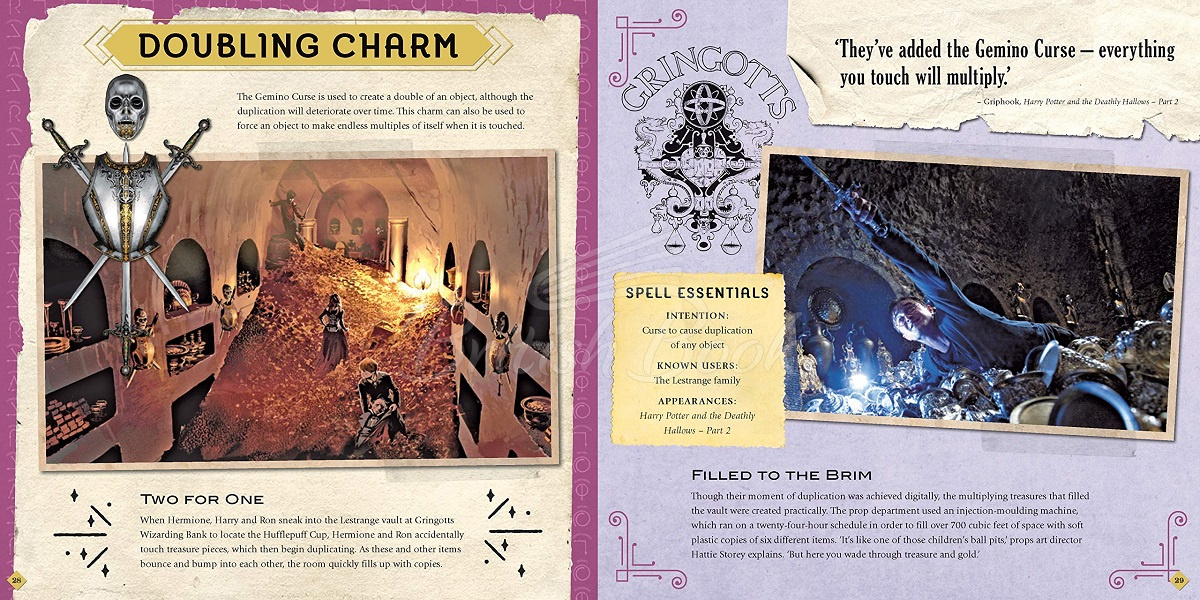 Книга Harry Potter — Spells and Charms: A Movie Scrapbook зображення 4