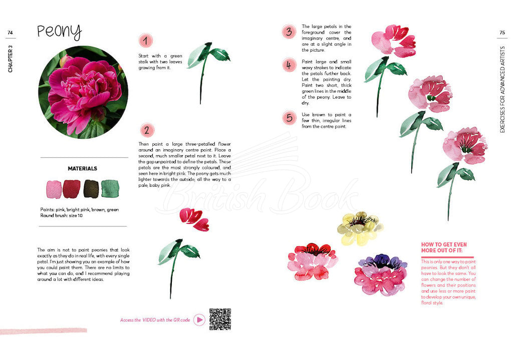 Книга Floral Watercolor зображення 7