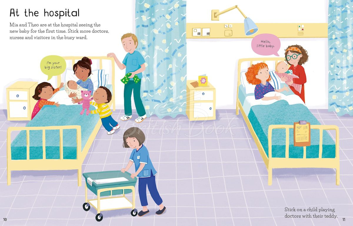 Книга First Sticker Book: The New Baby зображення 3