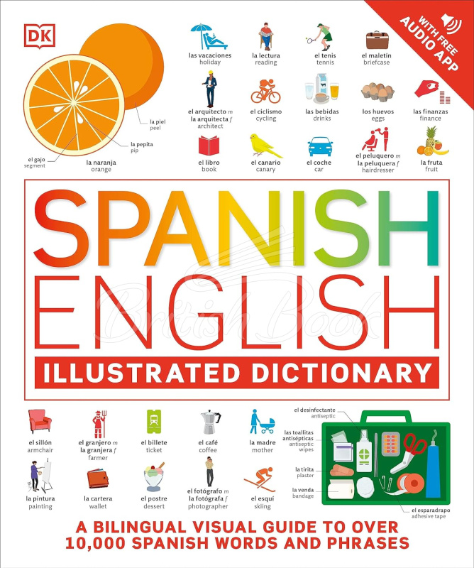 Книга Spanish English Illustrated Dictionary зображення