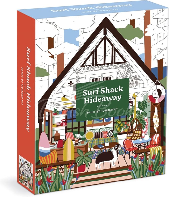 Набір для творчості Surf Shack Hideaway Paint By Number Kit зображення 1