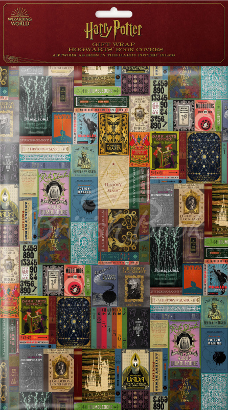 Пакувальний папір Harry Potter Gift Wrap: Wizarding Books зображення