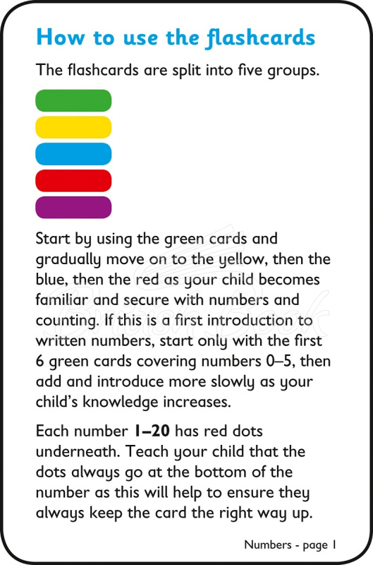 Картки Collins Easy Learning Preschool: Numbers Flashcards зображення 5