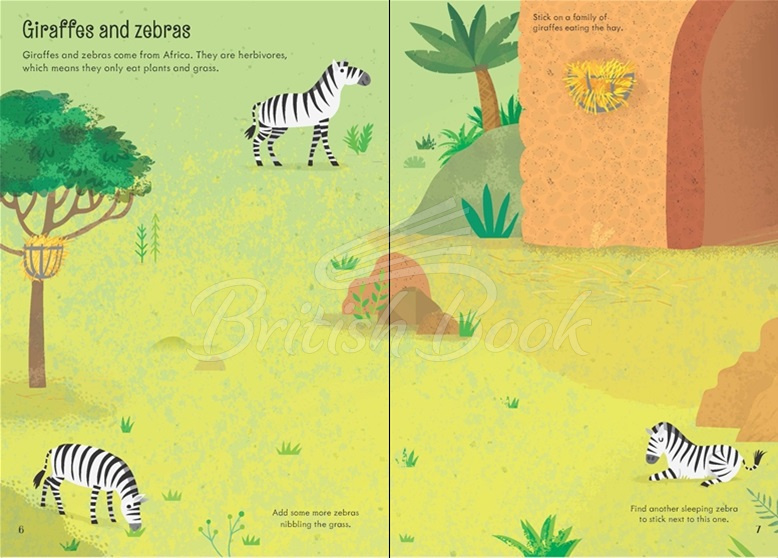 Книга Little First Stickers: Zoo зображення 2