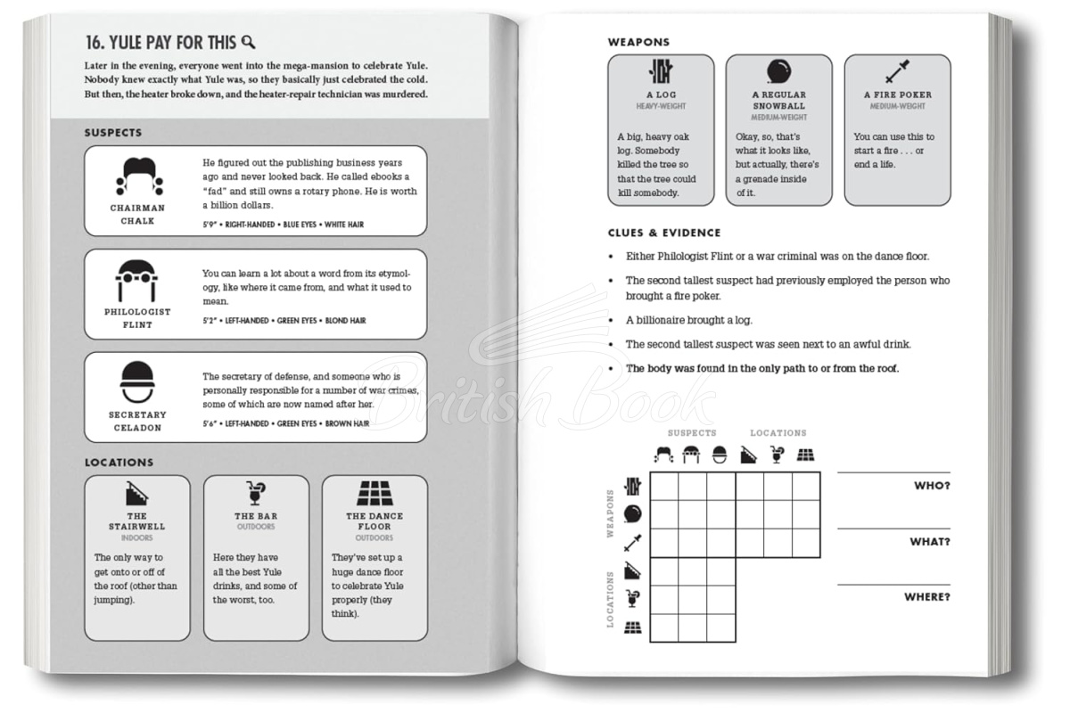 Книга Murdle Volume 2: 100 Elementary to Impossible Mysteries to Solve Using Logic, Skill, and the Power of Deduction зображення 2