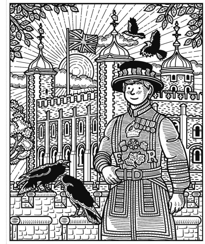 Книга London Magic Painting Book зображення 3