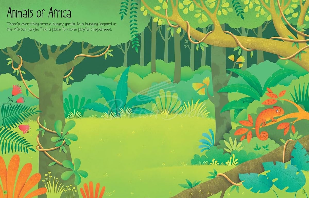 Книга First Sticker Book: Jungle изображение 3