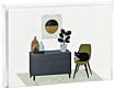 Olive's House (Tuxedo Cat) Big Notecard Set