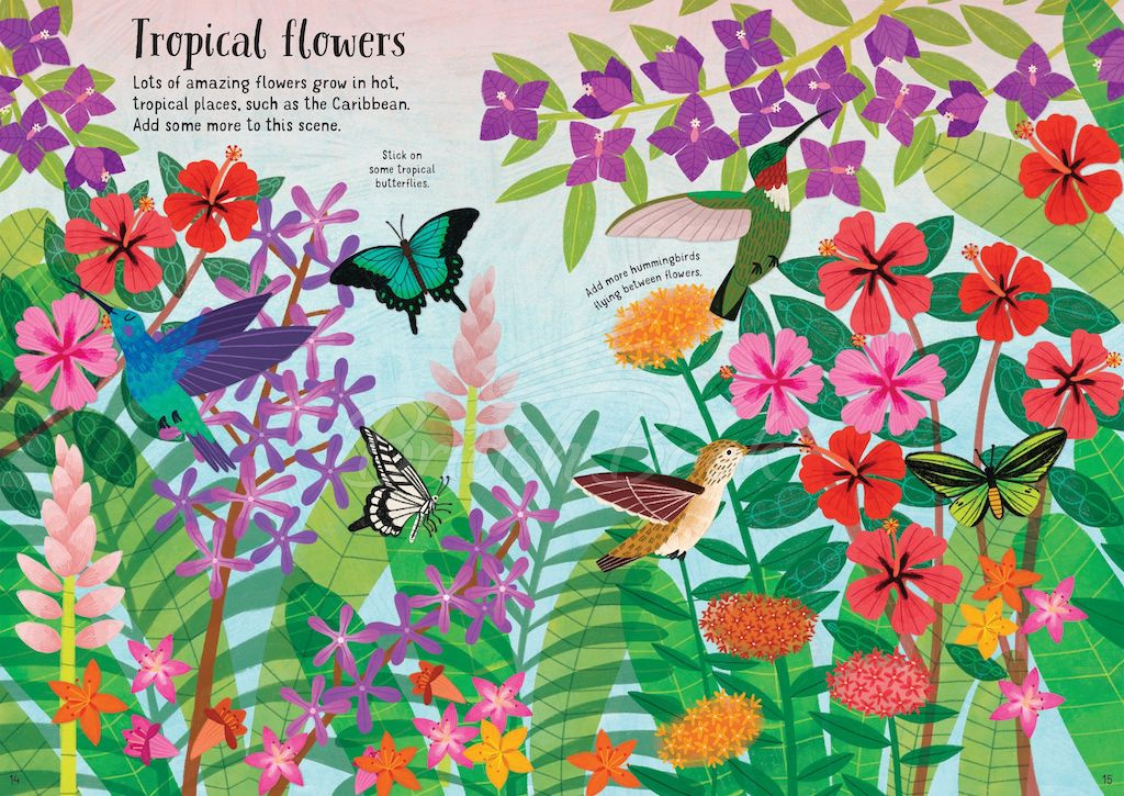 Книга Little First Stickers: Flowers изображение 1