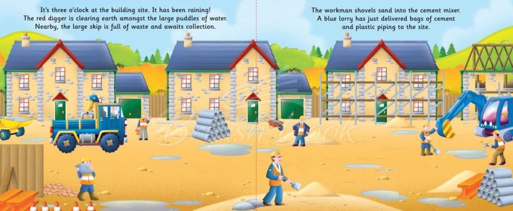 Книга Magnetic Story and Play Book: Let's Play Diggers зображення 1