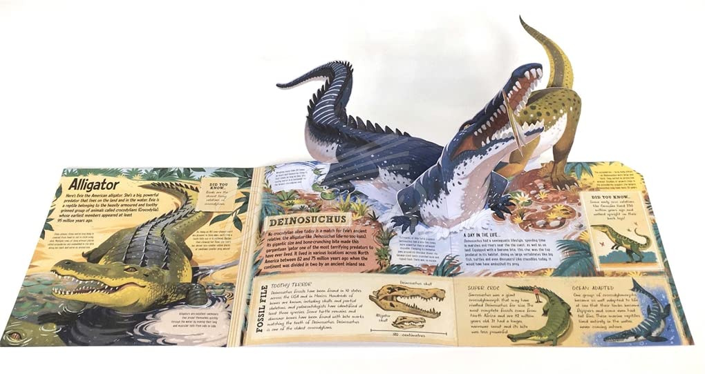 Книга Prehistoric Beasts: Discover 7 Prehistoric Animals with Incredible Pop-up Pages зображення 2