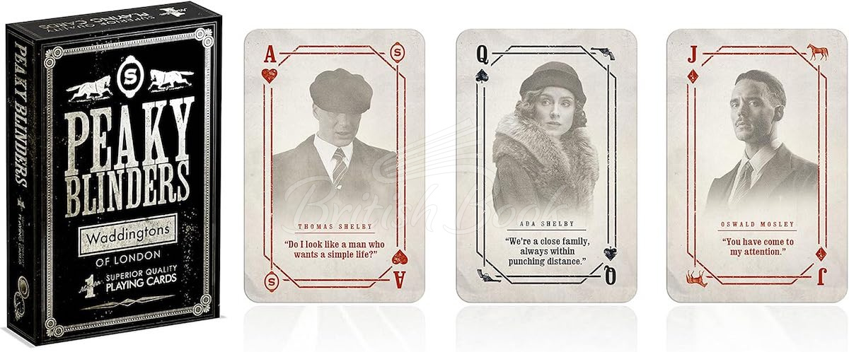 Карты игральные Waddingtons No.1 Playing Cards Peaky Blinders изображение 1