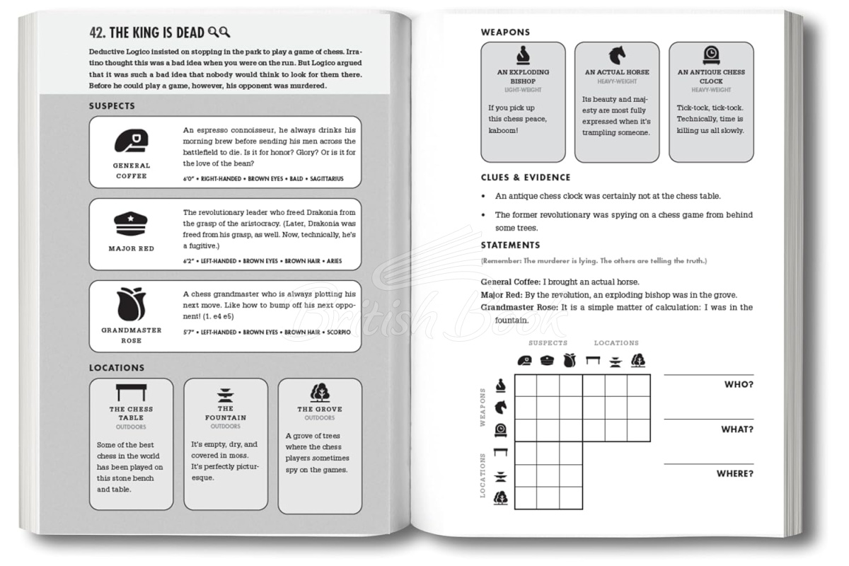 Книга Murdle Volume 3: 100 Elementary to Impossible Mysteries to Solve Using Logic, Skill, and the Power of Deduction зображення 3
