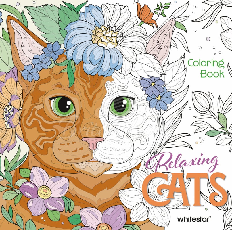 Книга Relaxing Cats Colouring Book зображення