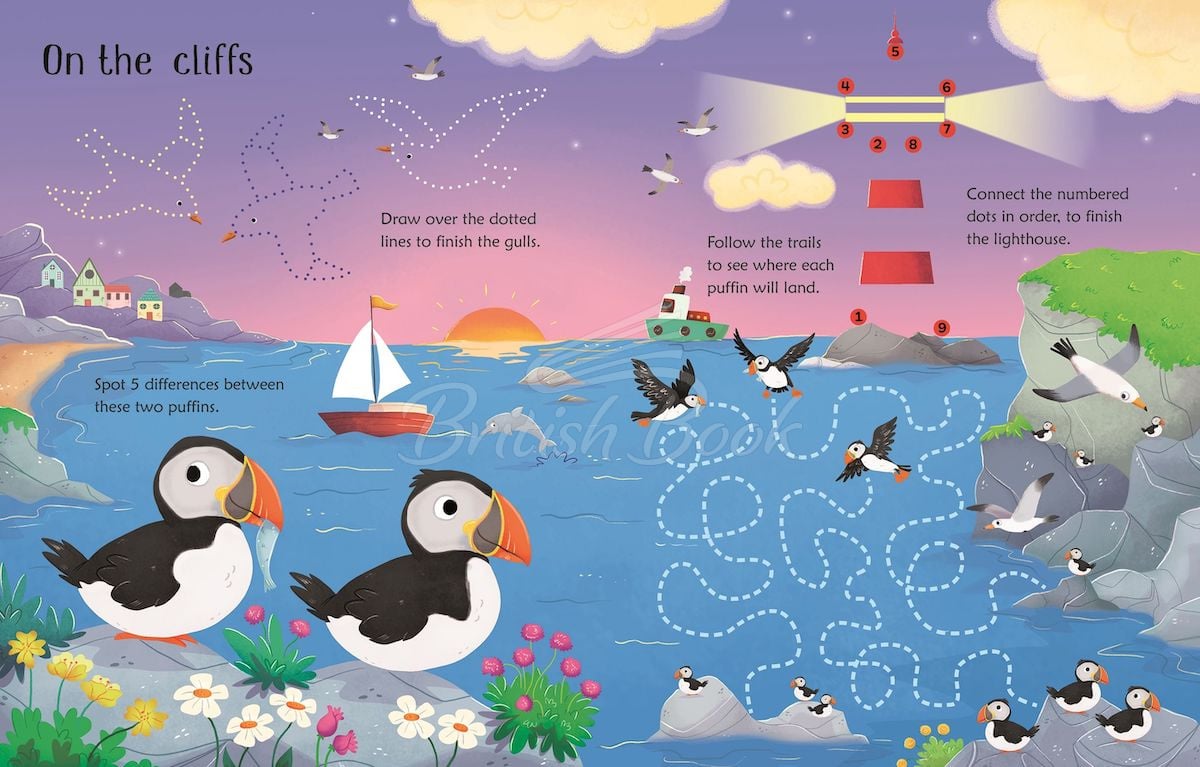 Книга Wipe-Clean Seashore Activities изображение 3