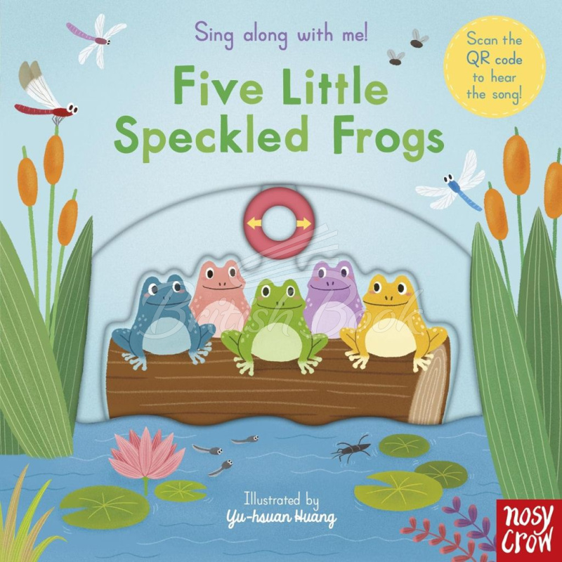 Книга Sing Along With Me! Five Little Speckled Frogs зображення