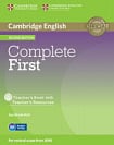 Complete First Second Edition Teacher's Book with Teacher's Resources CD-ROM