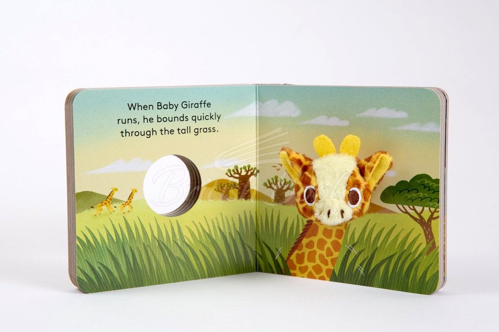 Книга Baby Giraffe Finger Puppet Book зображення 2
