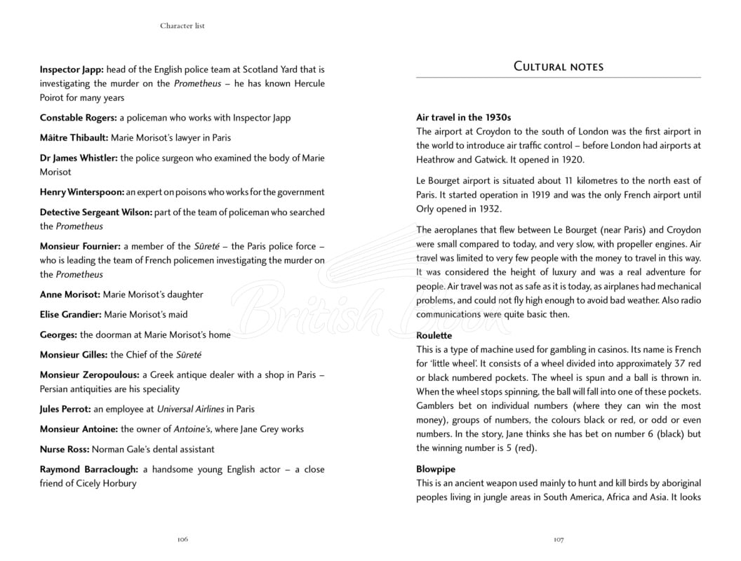 Книга Collins English Readers Level 4 Death in the Clouds зображення 2
