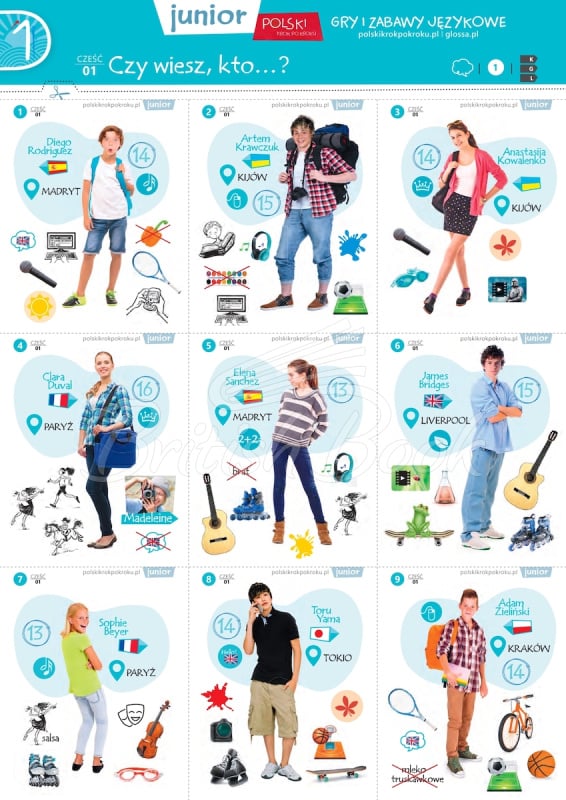 Книга Polski krok po kroku Junior 2 Gry i zabawy językowe изображение 3