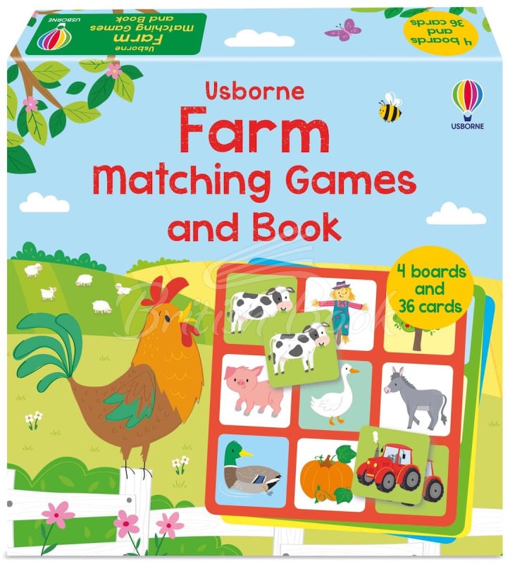 Настільна гра Farm Matching Games and Book зображення