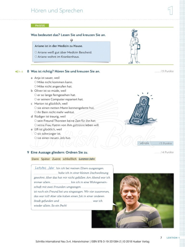 Учебник Schritte international Neu Intensivtrainer mit Audio CD zu Band 3 und 4 изображение 2